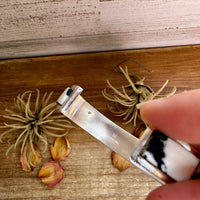 White Buffalo Cuff – Sterling Silver – SF Stamp by Steve Francisco