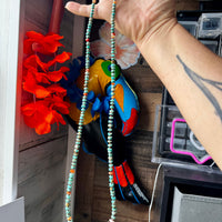33” Graduated Turquoise & Spiny Oyster Necklace