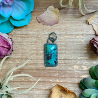 Turquoise Pendant – Sterling Silver (Fits 6mm Pearls)