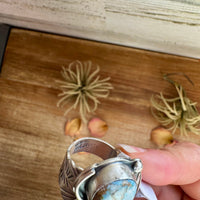 Golden Hill Turquoise Sterling Silver Ring – Size 9.5, One of a Kind