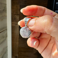 Small Purple Spiny Oyster Pendant – Sterling Silver, USA Made