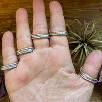 Turquoise or Spiny Oyster Ring – Sterling Silver – Native Made Stamp Z – Multiple Sizes – USA