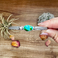Cuff Bracelet - Sonoran Turquoise & Sterling Silver option II