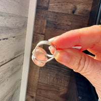 Black Onyx Oval Ring – Sterling Silver – Sizes 7.5 & 8