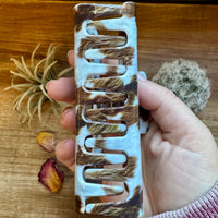 Cow Print Hair Clips