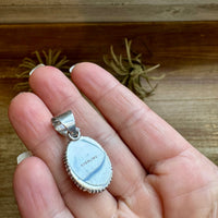 Simple Pink Conch Pendant – Sterling Silver, Made in USA