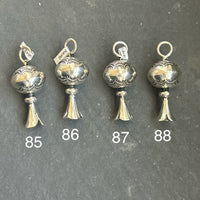 Sterling Silver Fancy Sun Ray Blossom Pendant – Hand Milled by Jason Ogg