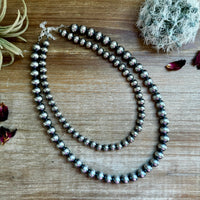 NEW! Build your own Sterling Silver Pearls Necklace 4-5-6-8-10-12-14 mm