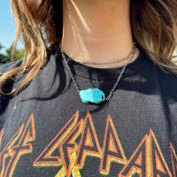 choker turquoise magnesite necklace