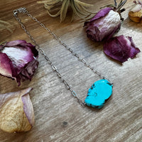 choker turquoise magnesite necklace
