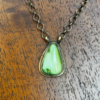 Theresa Largo Sonoran Gold Turquoise Necklace