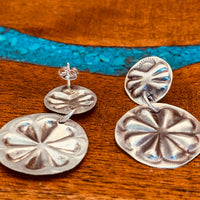 Concho Dangle Earrings
