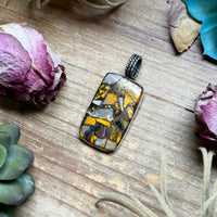 Mojave Bumblebee Pendant – Sterling Silver – Fits Up To 8 mm Pearls – Made by The Bijoux FAB