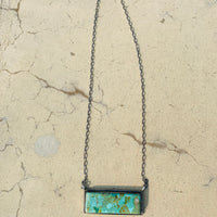 Tia Long Basic Turquoise Bar Necklace