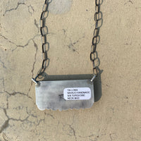 Tia Long Large Turquoise Bar Necklace w/Edge