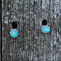 Pino Yuni Kingman Turquoise Earrings