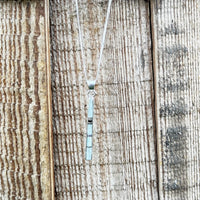 Rick Tolino White Buffalo & Opal Inlay Necklace