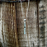 Rick Tolino White Buffalo & Opal Inlay Necklace