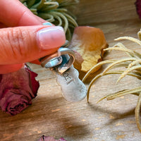 3-Stone Sonoran Turquoise Sterling Silver Ring – Adjustable