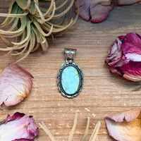 Palomino Turquoise Sterling Silver Pendant – Oval