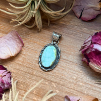 Palomino Turquoise Sterling Silver Pendant – Oval