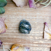 MJ Ring – Sterling Silver Adjustable Free Form Turquoise Ring