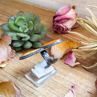 MJ Ring – Sterling Silver Adjustable Double Spiny Oyster Ring