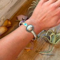 Sterling Silver Wild Horse Cuff Bracelet