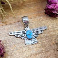 Sterling Silver Thunderbird Pendant
