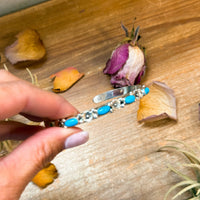 Sterling Silver Kingman Turquoise Cuff Bracelet