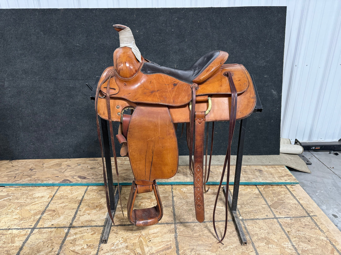 Dave Buckner Roping Saddle