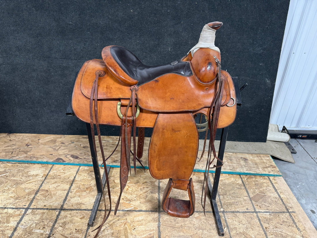 Dave Buckner Roping Saddle
