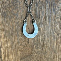 Sterling Horse Shoe with Turquoise Stone