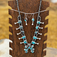 Egyptian Turquoise Squash Blossom