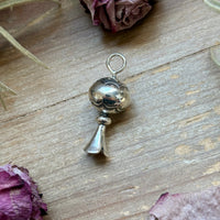 Sterling Silver Fancy Sun Ray Blossom Pendant – Hand Milled by Jason Ogg