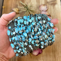 Golden Hills Turquoise & Sterling Silver Pearl Necklace – 16 Inch