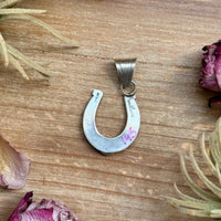 Sterling Silver Horse Pendant with Turquoise