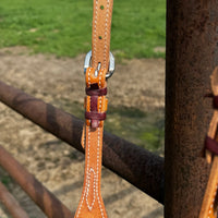 Harness Leather One Ear Quick Change Headstall