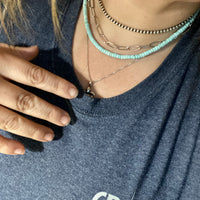 Silver Plated Paperclip Chain Choker – 14” + Extender