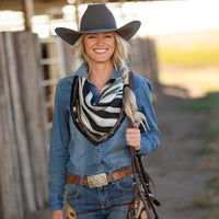Barbed Zebra Silk Wildrag