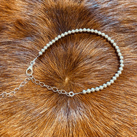 Silver Bead Bracelet