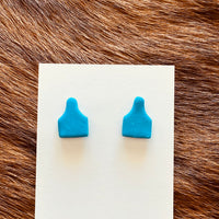 Colorful Ear Tag Earrings
