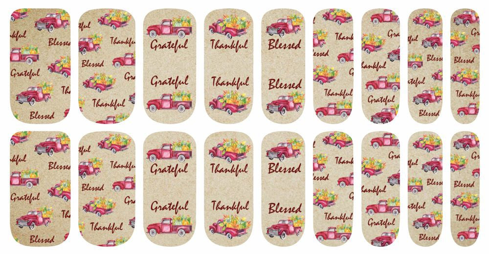 Harvest Blessings Nail Strips