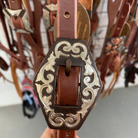 Slot Ear Headstall w/Handmade Buckle