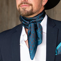 Executive Horseshoe/Agave Fringe Scarf