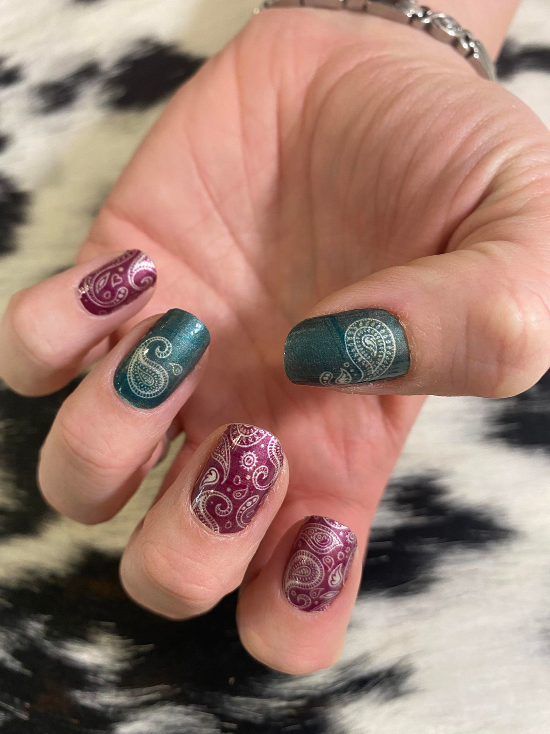 Pecos Paisley Nails