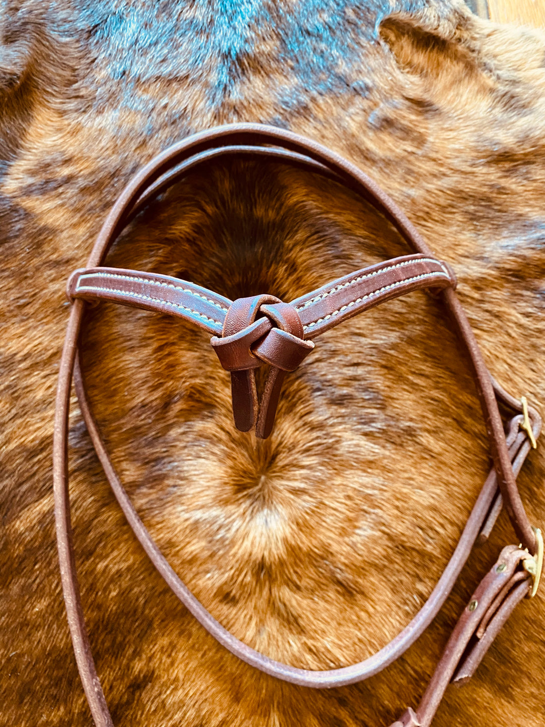 Knotted Cowboy Browband Headstall