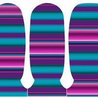 Crazy Serape Mani and Pedi Nail Strips - Adult & Filly