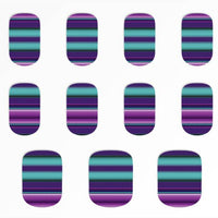 Crazy Serape Mani and Pedi Nail Strips - Adult & Filly