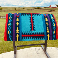 Celebration Wool Hand Loomed Saddle Blanket